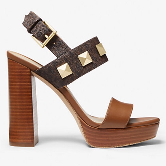 Michael Kors Wren studded platform heels - Picture 3 of 5